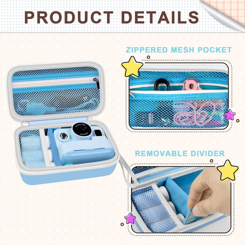 Case Compatible with DYLANTO for Anchioo, ESOXOFFORE, YTETCN, Kids Camera Storage Holder Organizer (Box Only)