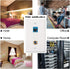 4 Pack Ethernet Coax Wall Plates, Cat6 Coax Wall Plate with Ethernet Port and Gold-Plated F-Type Port