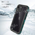 iPhone 13 Case Waterproof Shockproof - Built-in Screen Protector for Rugged Heavy Duty Full Body Protection, Clear Blue