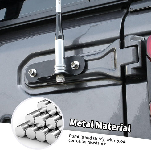 Tailgate Hinge CB Antenna Mount for Jeep Wrangler JL & Unlimited 2018-2023