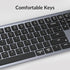 Keychron B6 Pro Ultra-Thin Wireless Keyboard, Full-Size QMK with Numeric Keypad, Compatible with Mac Windows Linux