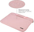 YXLILI 15.6 Inch Laptop Sleeve, Protective Case with Handle, Soft Lining Padded Bag, Shock Resistant for MacBook