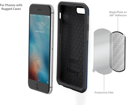 Scosche MRK2PK-UB MagicMount Phone Replacement Plate Kit - for Magnetic Car Phone Mount Holder with Extra Strength