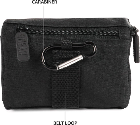 USA Gear Small Weather Resistant Camera Pouch with Belt Loop for Olympus Tough/Sony Cybershot/Canon Elph