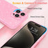 Hython iPhone 15 Pro Case, Glitter Cute Sparkly Shiny Bling Phone Cover, 6.1", Thin Slim Fit Shockproof Rubber, Bright