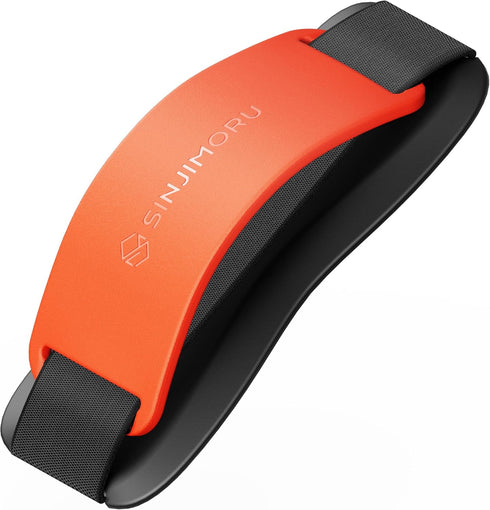 Sinjimoru Phone Grip with Silicone Band Comfortable One-Hand Holder & Kickstand for Smartphones,