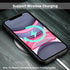 TENOC Phone Case for iPhone 11, Black Anti-Fingerprint Protective Bumper Matte Cover for 6.1 Inch
