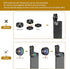 Phone Camera Lens - Upgraded 3 in 1 Kit: Fisheye, Macro, Wide Angle