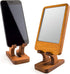 Rostmary Wooden Cell Phone Holder Tablet Stand for Desktop – Ideal for iPhone, iPad, Samsung, Tablet PCs, eReaders, Artwork, Make-up Mirror, Photo Frame Stand – Lightweight Docking Station