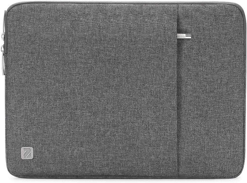 NIDOO 10 Inch Water Resistant Laptop Tablet Sleeve Case Cover for 11" iPad Air M3 M2 2025/Pro M4 M2, Grey