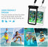 Universal Waterproof Case, 2 Pack IPX8 Phone Lanyard Dry Bag with Neck Strap for iPhone and Galaxy (up to 7.5")