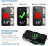 Dockem Wallet Case for iPhone 11 - Built-in Metal Plate for Magnetic Mounting & 2 Card Holders, Green & Grey