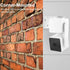 2Pack Adhesive Metal Wall Mount Bracket - Compatible with Wyze Cam Pan V3/V4/V2, VHB Stick On, No Drilling Mounting
