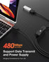 ANDTOBO USB Switch Extension Cable, Upgraded Data + Power, 3.3 FT USB Extension Cord with On/Off Power Switch