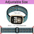 Elastic Bands for Fitbit Versa 4 & Sense 2, Adjustable Stretchy Straps Replacement for Versa 3 & Sense Bands