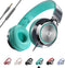 ARTIX CL750 Wired Headphones with Mic Noise Isolating On-Ear Headphones for Computer