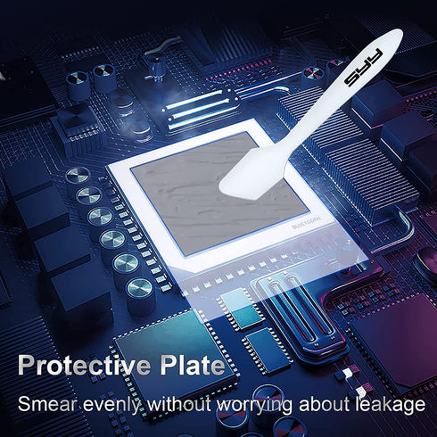 SYY Thermal Paste with Tool Kit, 4 Grams CPU Paste for IC/Processor/CPU/GPU/All Coolers