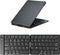 Foldable Bluetooth Keyboard, Portable Wireless Keyboard with Rechargeable Full Size Ultra Slim Folding for iOS Android
