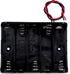 LampVPath (Pack 2 5 5 of AA Battery Holder with Leads, AA Battery Holder with Wires