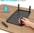 2 Pack 14.5 9.1, BONTEC Monitor Stand Height Adjustable Metal Riser with Pen Holder, Black, x Ergonomic Desktop Stand