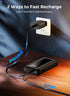 JKELAR 50000mAh Pack 22.5W Power Bank, Portable Charger, Travel Camping Essential Battery with Built-in Cables, PD Fast