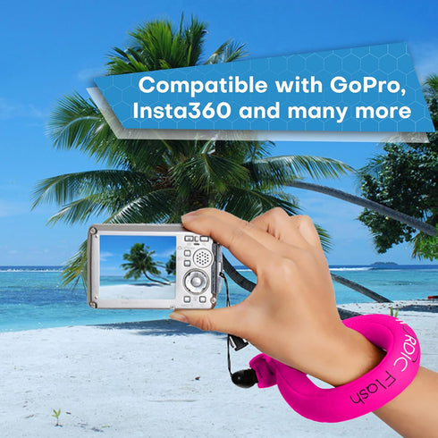 Waterproof Camera Floaty (2-Pack) – Floating Strap for Action Cameras, GoPro Accessories, and Pool Floats