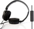 SONY Over Ear Best Stereo Extra Bass Portable Headphones Headset for Apple iPhone iPod/Samsung Galaxy / mp3 Player / 3.5mm Jack Plug Cell Phone with Mic (black)