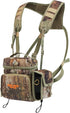 NEW VIEW Bino Packs for Hunting - Adjustable Camo Chest Pack with Detachable Rangefinder Pouch