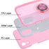 Wisdompro Case for iPhone XR - Cute Glitter Bling Sparkle Protective Case with Ring Kickstand for 6.1 Inch Apple iPhone