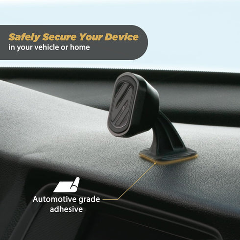 Scosche MMDSD-RP MagicMount 360 Select Mini Magnetic Car Phone Holder - Strong Magnet Mount for iPhone and Android