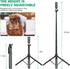 70.6" Phone Tripod Stand & Selfie Stick, Extendable Cell Phone Tripod with Remote and Holder for Selfie/Video