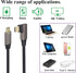 Right Angle Type C 3.1 Extension Cable - 4K@60Hz 90 Degree Type C USB Male to Male Connector Cable (1M/3Ft)