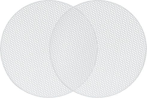 ACROPIX Universal 3 Inch Speaker Grills Mesh for Audio Subwoofer, 84x6.5mm Grille without Frame, White - 2 Pack