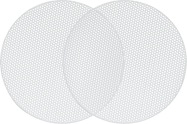 ACROPIX Universal 3 Inch Speaker Grills Mesh for Audio Subwoofer, 84x6.5mm Grille without Frame, White - 2 Pack