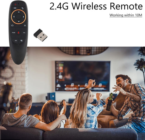 Replacement Remote Control for Smart TV, Universal 2.4G Wireless TV Remote with Voice Remote, Air Mouse Remote for