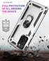 360 Metal Rotating Ring Kickstand Holder Armor Heavy Duty Shockproof Case for Samsung Galaxy A02S (Military Grade Drop