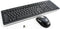 I-Rocks RF-6577L-BK Retro Wireless Keyboard and Mouse Combo, 2.4GHz (Black)