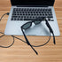 E ECSEM Charger Cable, USB Type A, 80cm, for Bose Frames Alto S/M M/L, Rondo, Soprano and Tenor - 2 Black.