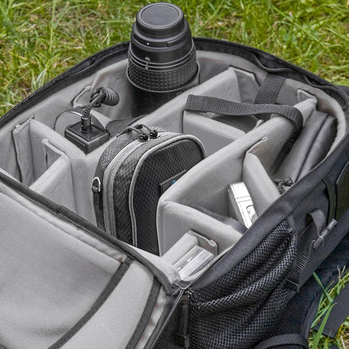 Lightdow Detachable Camera Filter Bag, 8-Slot Lens Filter Carry Case with Belt Loop Pouch for 37mm-95mm Filters