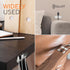 GLUIT Transparent Adhesive Desktop Cable Organizer, Versatile Cord Holders and Clips for Office Desk Accessories