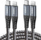 ohbox 3FT USB C to Lightning Cable 2-Pack, MFi Certified Fast Charger for iPhone 14, 13, 12, 11 Pro Max, iPad.