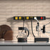 Power Strip with 2700J Surge Protector, 8FT Cord, Flat Plug, 6 Outlet Metal Strip for Garage and Kitchen