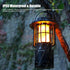 Outdoor Bluetooth Speakers, LED Flame Light, Wireless Portable Speaker, IP65 Waterproof for Camping/Patio