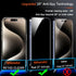 Milomdoi 4 Pack Privacy Screen Protector for iPhone 15 Pro Max, 9H Tempered Glass Camera Lens Protectors, Case Friendly.