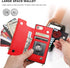 Bocasal Crossbody Wallet Case for iPhone SE 2022/SE 2020/7/8, Card Holder, Zipper Slot Protector, 4.7 Inch