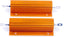 100 Watt 1 Ohm 5% Gold Wirewound Resistors, Electronic Aluminium Shell (Pack of 2)