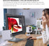 Kanto SE2W Elevated Desktop Speaker Stands for Small Speakers, 3.8” Tall, Supports 7.1 lbs, Pair, White