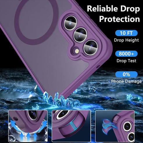 Shop Samsung Galaxy S23 FE Case: Magnetic Magsafe with Screen Protector, Shockproof, Military-Grade Protection, Slim