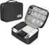 Electronic Organizer Travel Bag for Universal Cable Accessories, Charger, Phone, USB, SD Card, 1 Pack