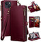 XcaseBar compatible with iPhone 13 6.1" Wallet case with Zipper Credit Card HolderRFID